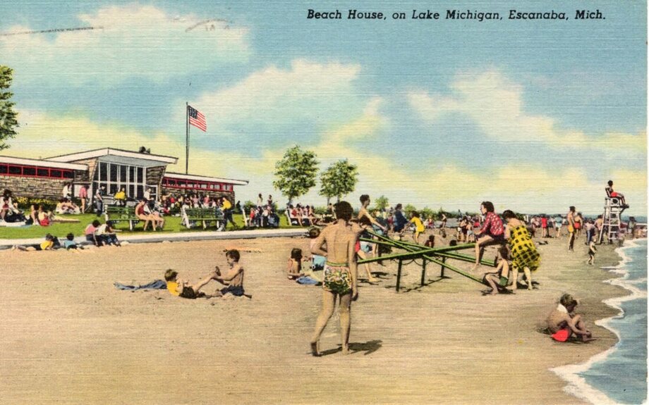 Beach House, on Lake Michigan, Escanaba, Mich.